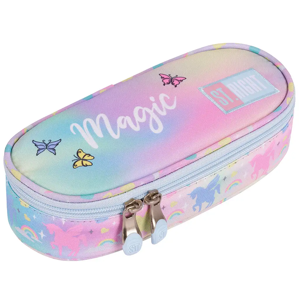 St.Right Magic Unicorn овален несесер PC01 23x9,5x6cm изображение 1