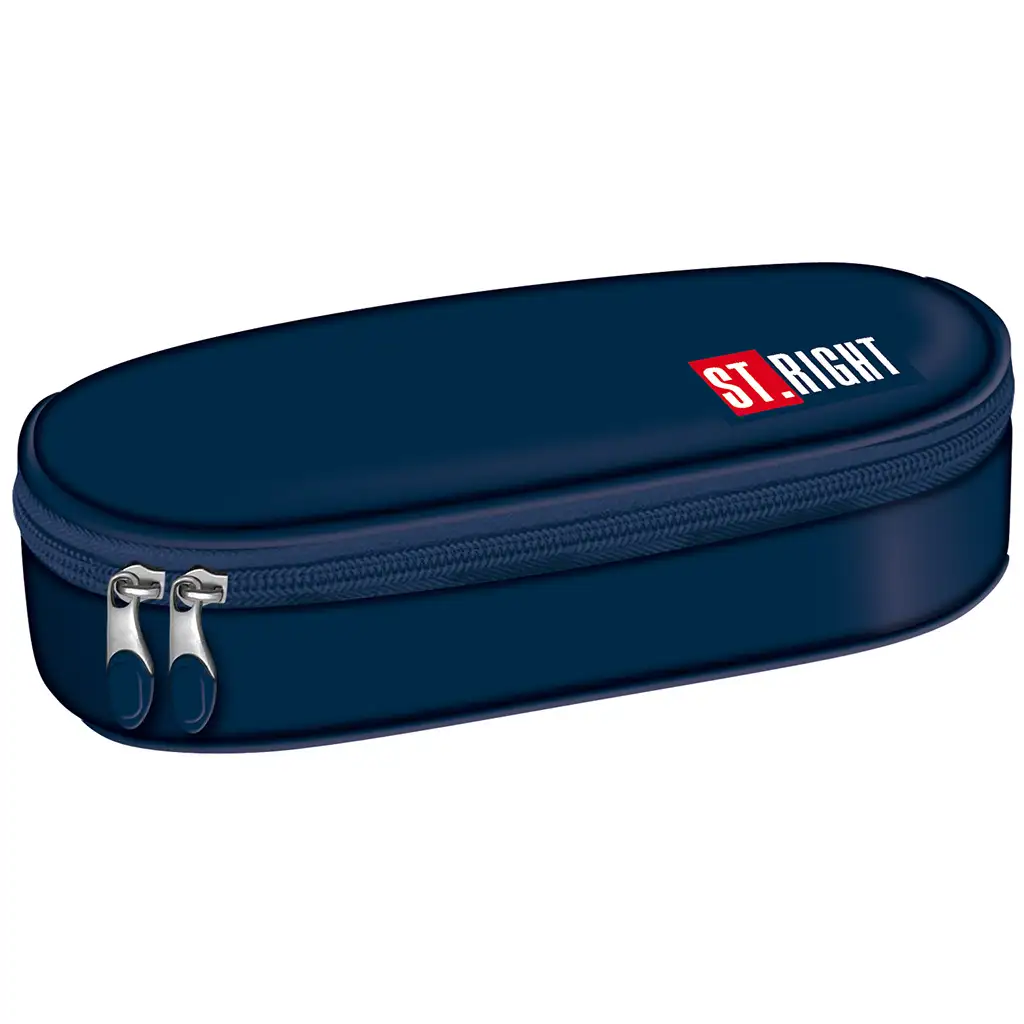 St.Right Navy Blue овален несесер PC01 23x9,5x6cm изображение 1