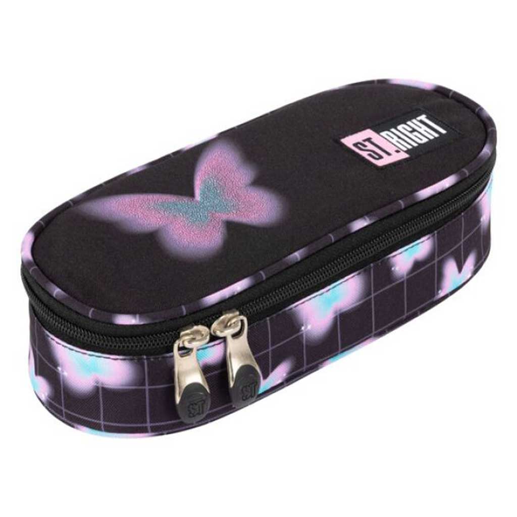 St.Right Pastel Butterfly овален несесер PC01 23x9,5x6cm изображение 1