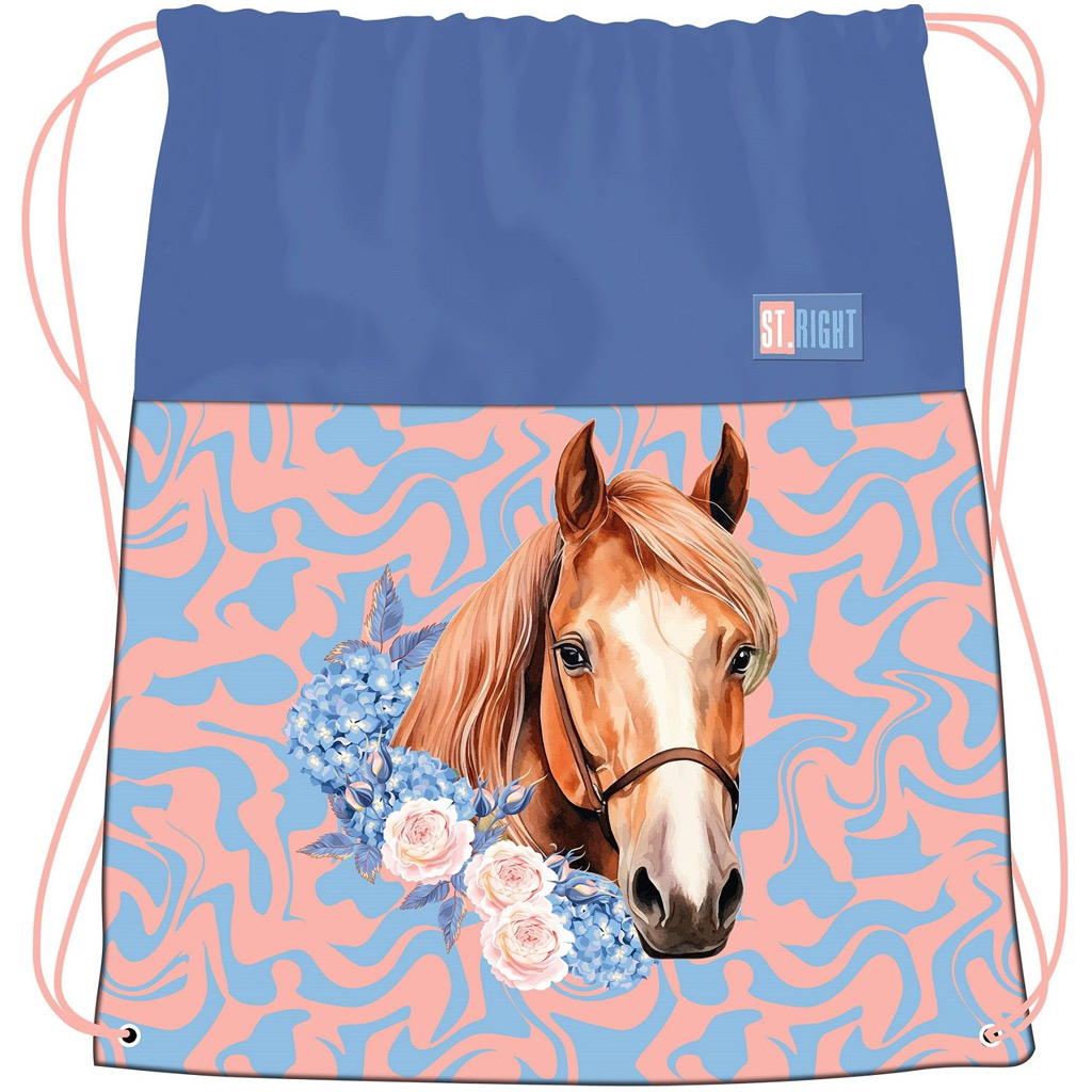 St.Right Romantic Horse конен спортен сак, спортна чанта 34x43см изображение 1