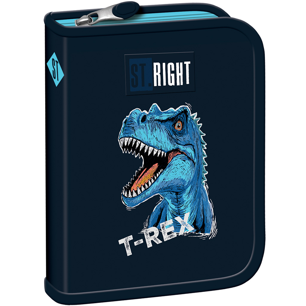 St.Right Син T-Rex шарен несесер PC03 20,5x14x3,5cm изображение 1