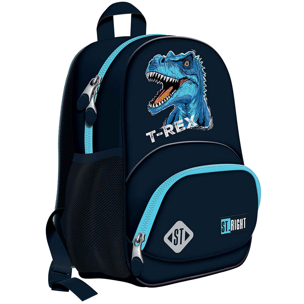 St.Right Син T-Rex шарен ранец, раница BP70 32x22x11,5cm изображение 1