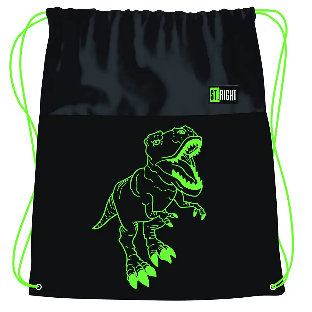 St.Right T-Rex динозавър модел раница, спортна чанта 43x32cm изображение 1