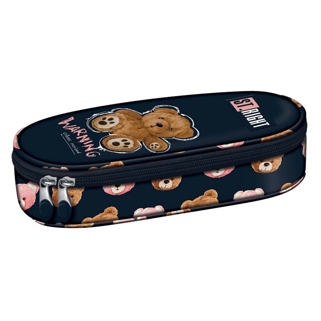 St.Right Teddy Bear овален несесер PC01 23x9,5x6cm изображение 1