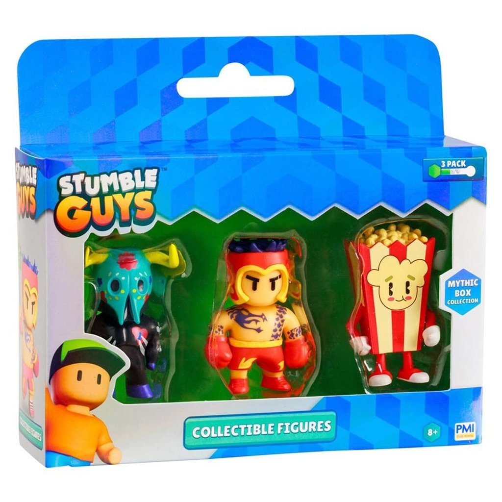 Stumble Guys 3-бройна мини фигура пакет в различни варианти 3. серия 1 брой изображение 2