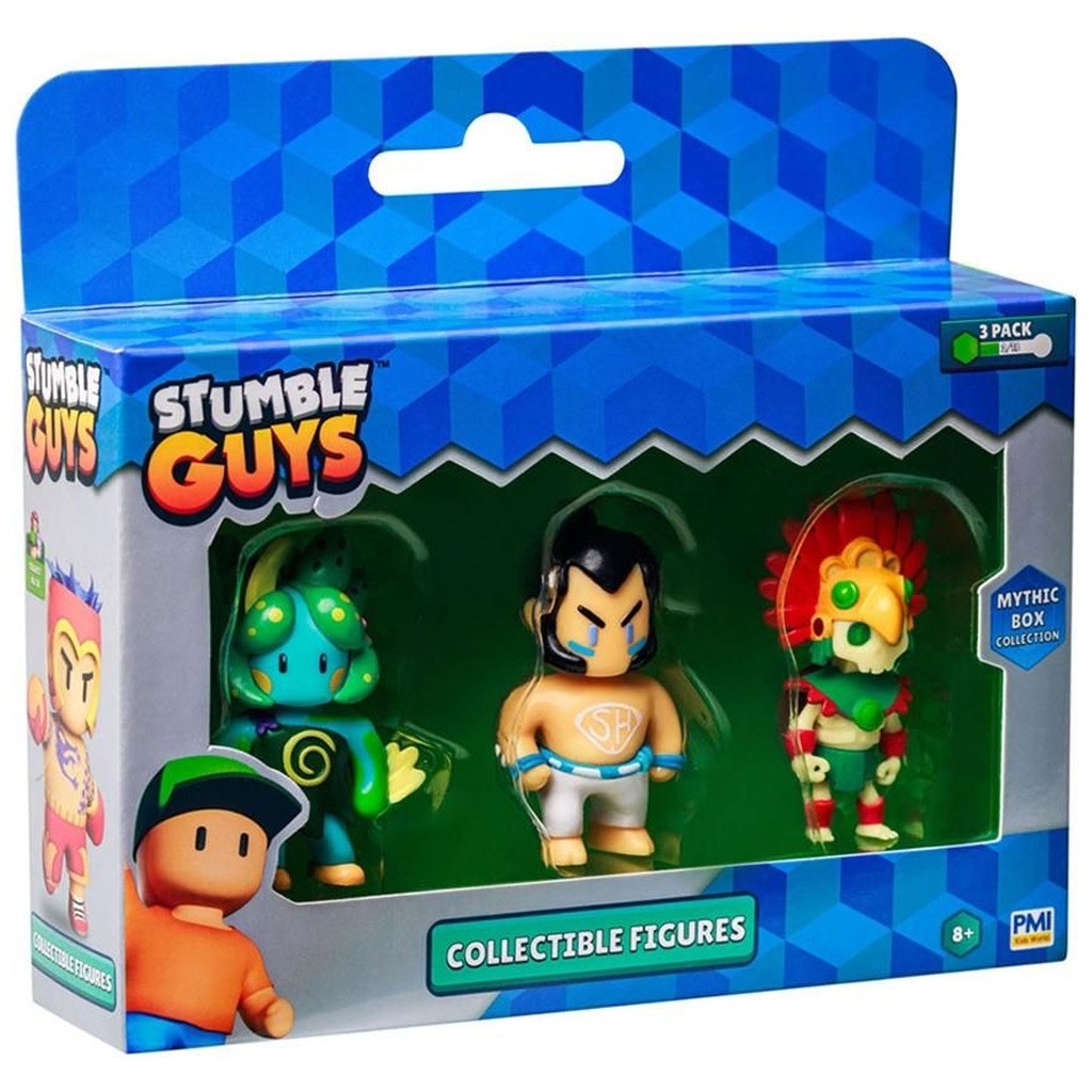 Stumble Guys 3-бройна мини фигура пакет в различни варианти 3. серия 1 брой изображение 5