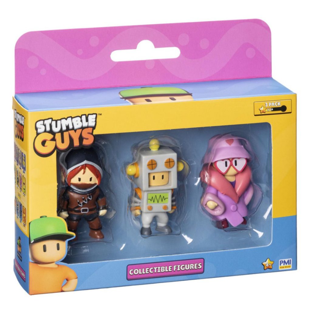 Stumble Guys комплект от 3 фигури в различни варианти 2-ра серия изображение 2