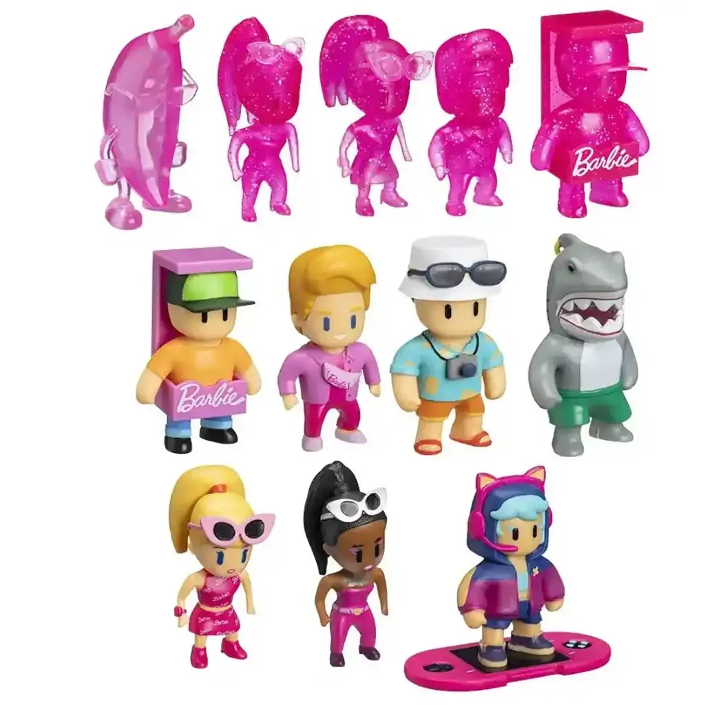 Stumble Guys x Barbie изненада минифигура в кутия изображение 2