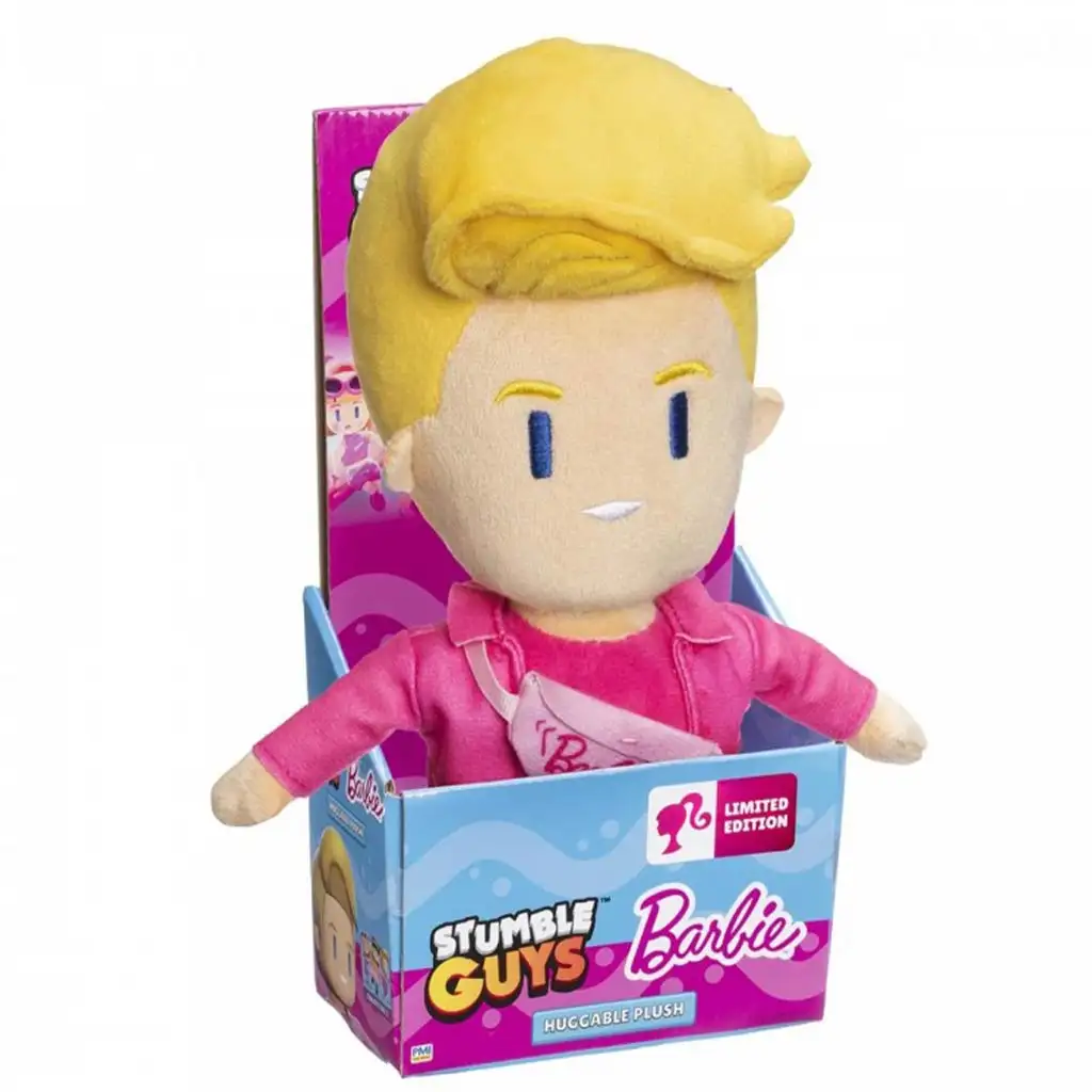 Stumble Guys x Barbie Прегръщаща плюшена фигура 30 см в различни варианти изображение 2