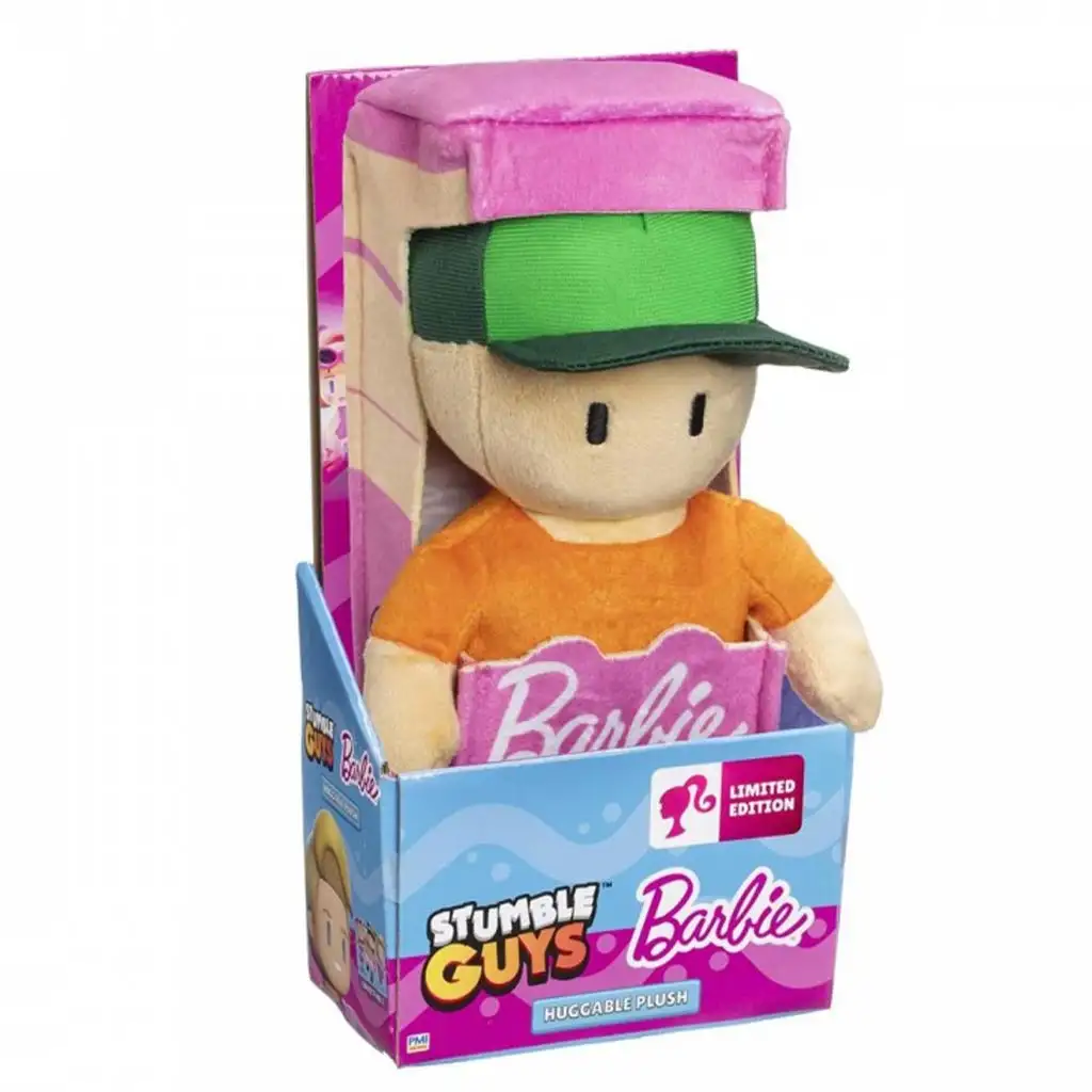 Stumble Guys x Barbie Прегръщаща плюшена фигура 30 см в различни варианти изображение 3