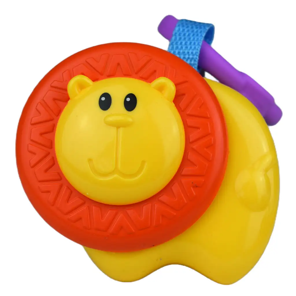Sun Baby: Весел лъв BPA свободен бебешки дрънкалка изображение 2