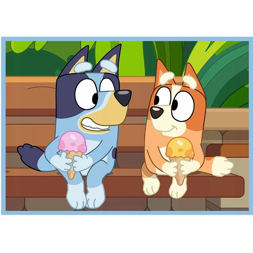 Светът на Bluey 4 в 1 12-15-20-24бр. пъзел - Trefl изображение 2