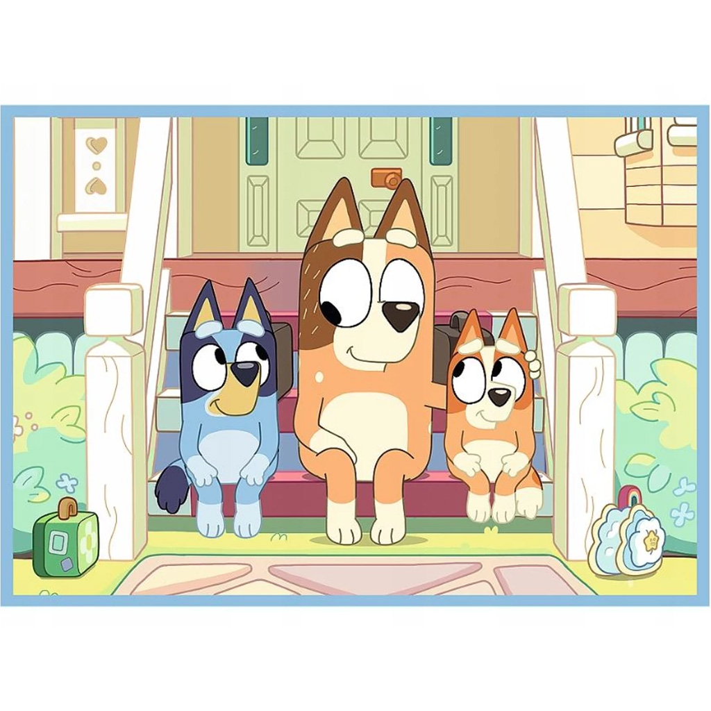 Светът на Bluey 4 в 1 12-15-20-24бр. пъзел - Trefl изображение 3