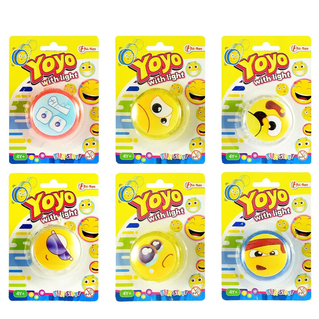 Светещи Emojis Йо-йо в различни варианти 1бр изображение 1