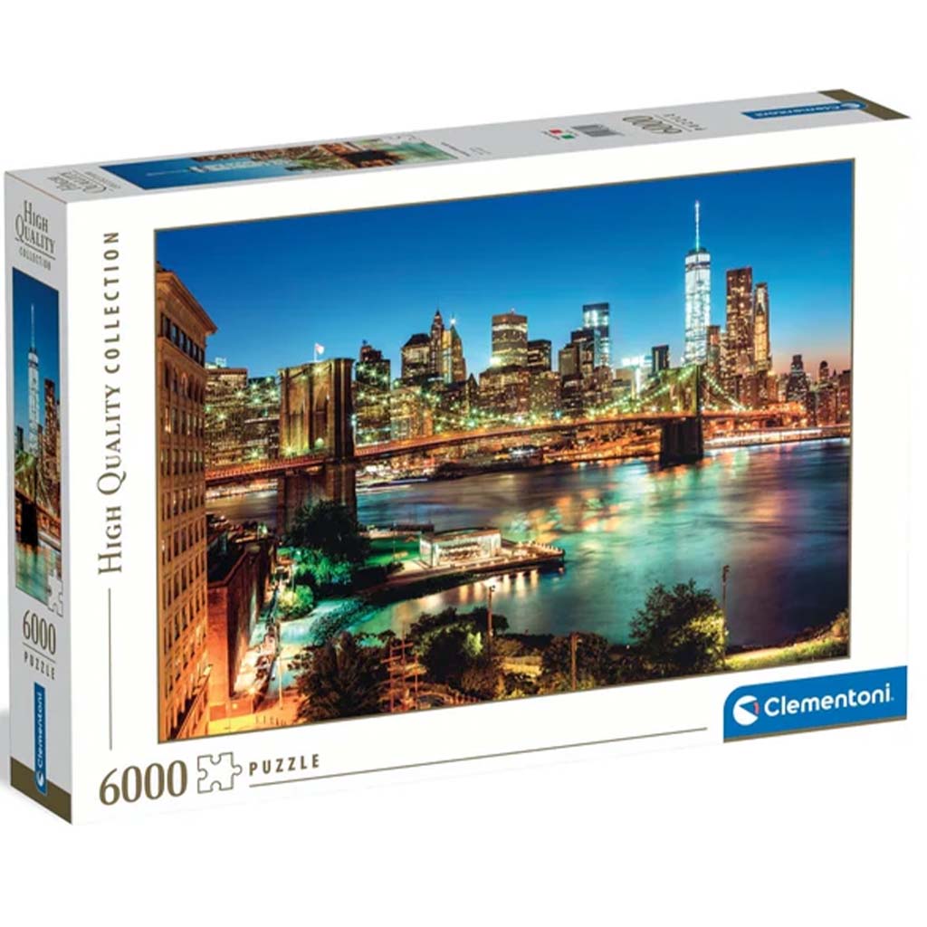 Светлините на Бруклинския мост HQC пъзел 6000 части - Clementoni изображение 1