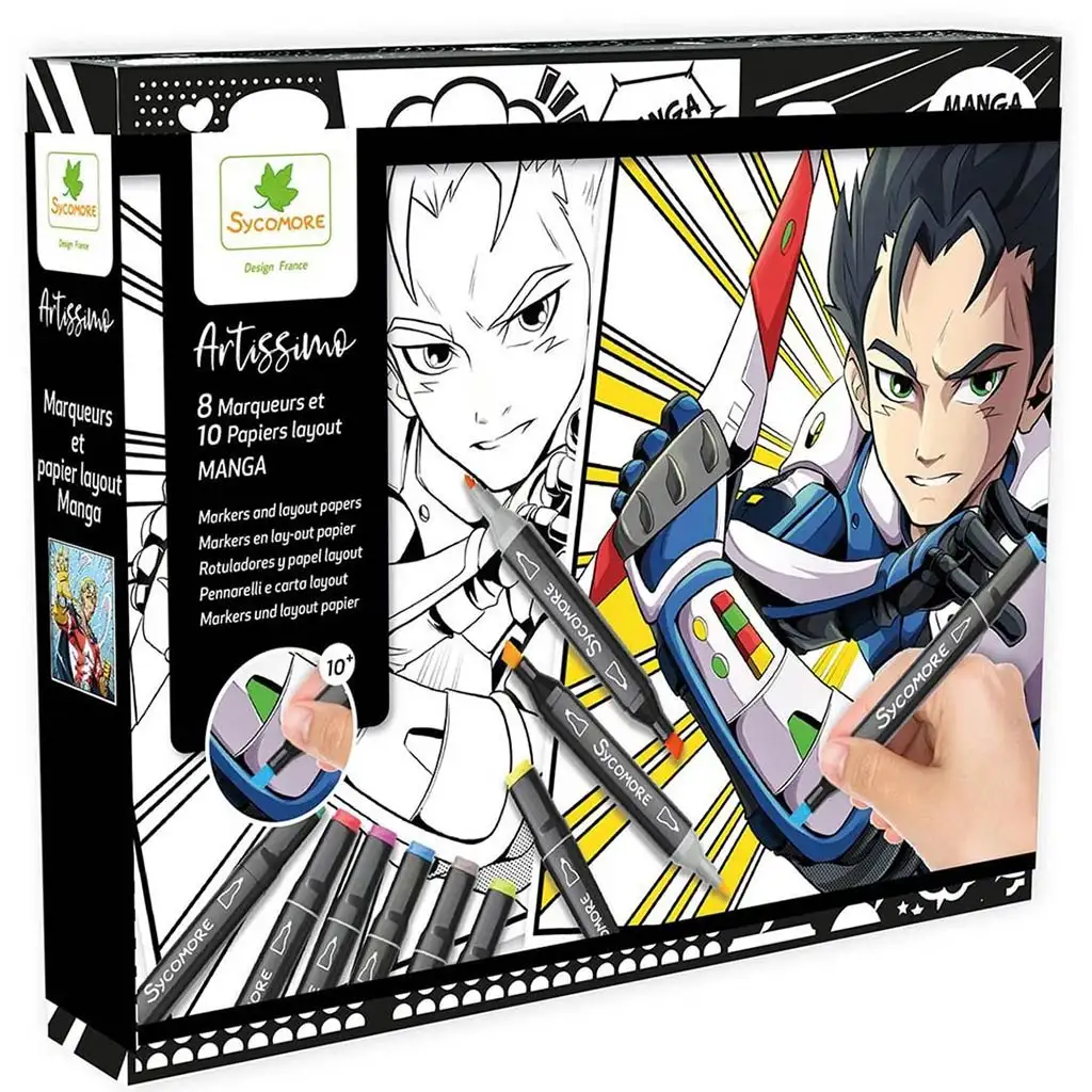 Sycomore Artissimo Manga оцветяване - Момчешки герои изображение 1