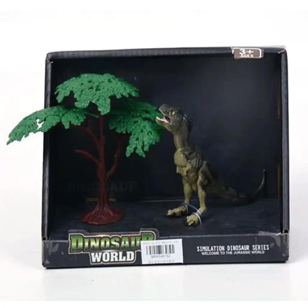 T-rex фигура с дърво 12см изображение 1