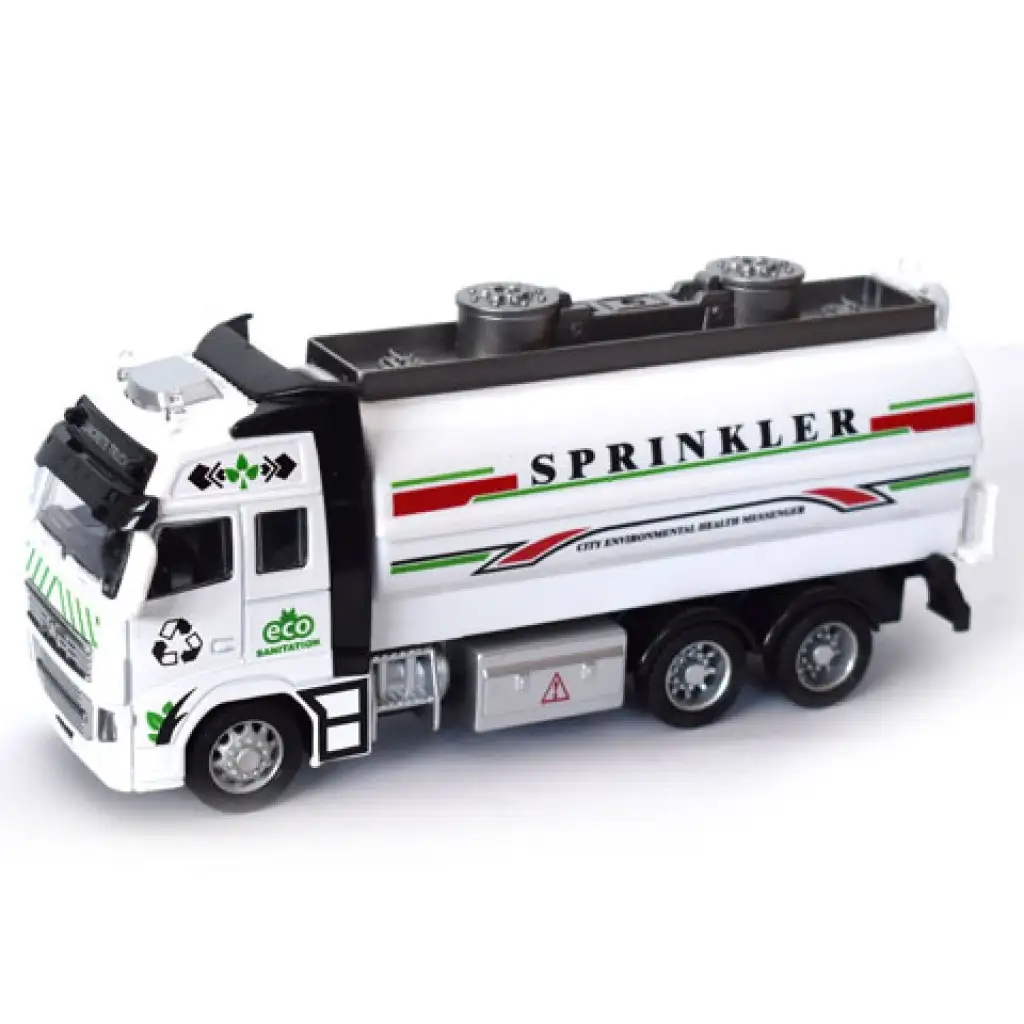 Танков камион с светлина и звук в бял цвят 1/38 изображение 2