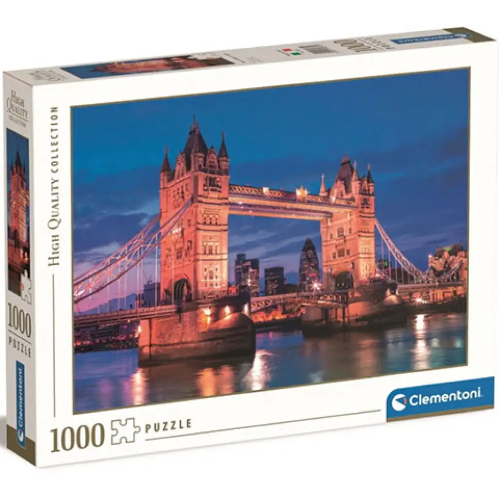 Тауър мост, Лондон HQC пъзел 1000 части - Clementoni изображение 1