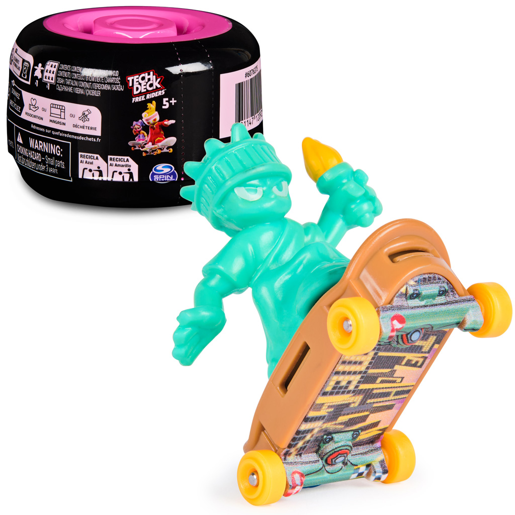Tech Deck: Изненадващ пакет на свободни скейтъри 1бр - Spin Master изображение 1