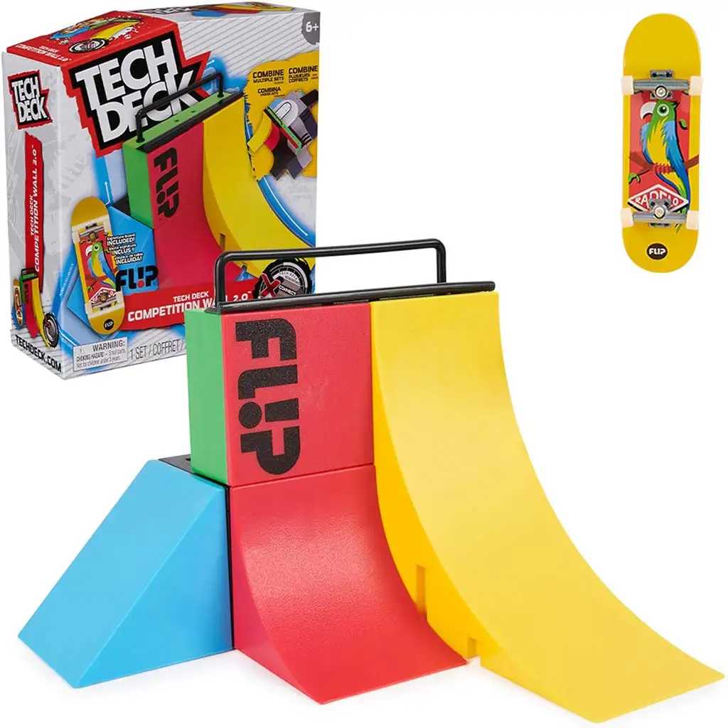Tech Deck: Компетитивна стена 2.0 комплект с уникално пръстово скейтборд - Spin Master изображение 2