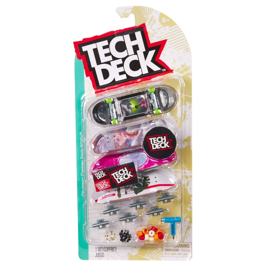 Tech Deck: Олимпийски игри Париж 2024 Shane O'Neil фингерборд скейтборд комплект - Spin Master изображение 1