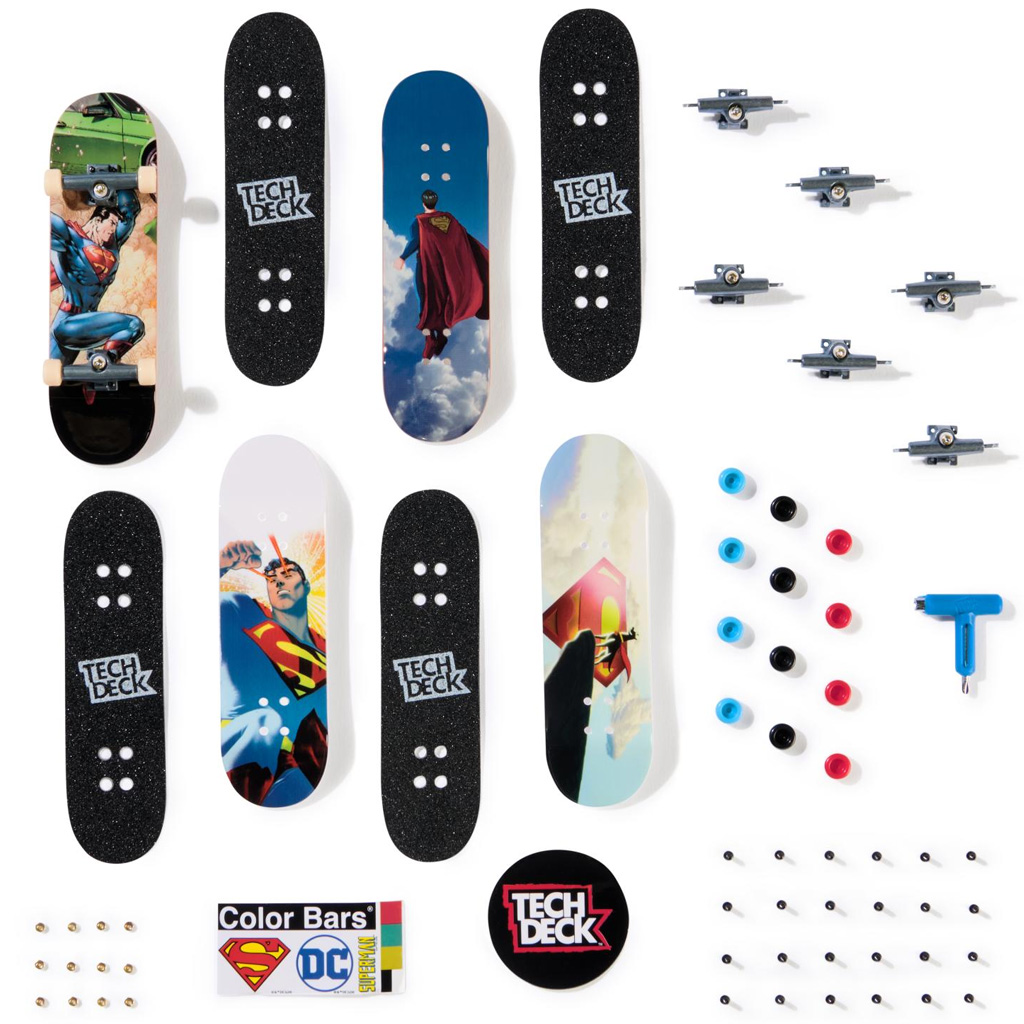 Tech Deck: Superman фингерборд 4бр. комплект скейтборд - Spin Master изображение 2