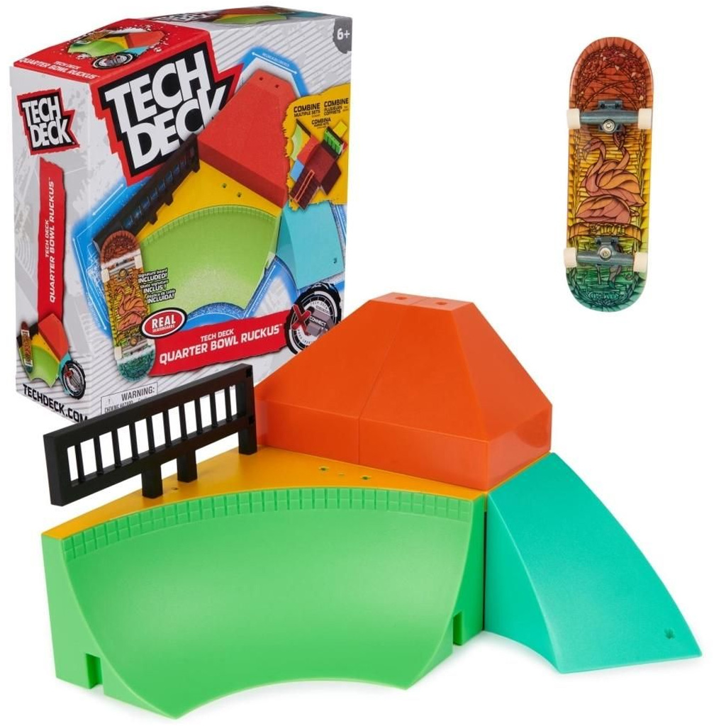 Tech Deck: X-Connect Quarter Bowl Ruckus комплект за игра - Spin Master изображение 1