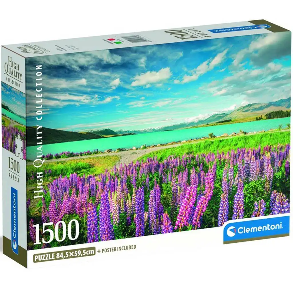 Текопо езеро Нова Зеландия HQC 1500 части пъзел - Clementoni изображение 1