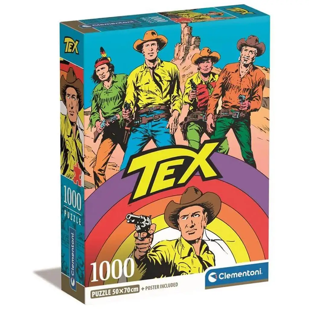 Текс комиксов HQC 1000 части пъзел с постер - Clementoni изображение 1