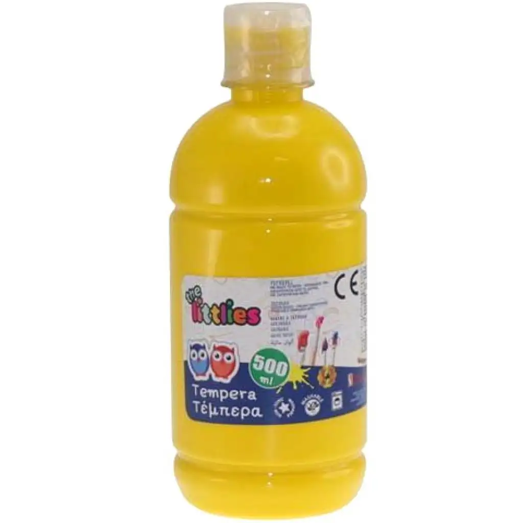 Темпера в лимонен жълт цвят 500ml изображение 1