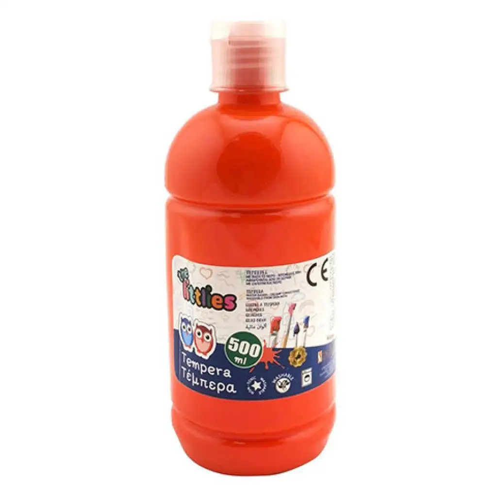Темпера в оранжев цвят 500ml изображение 1