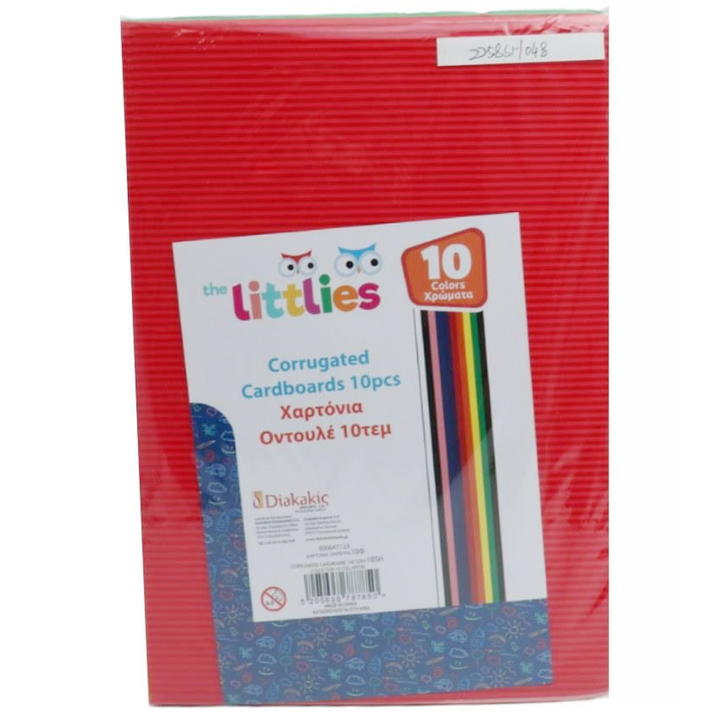 The Littlies Цветна вълнообразна хартия 10бр. пакет A/4 изображение 1
