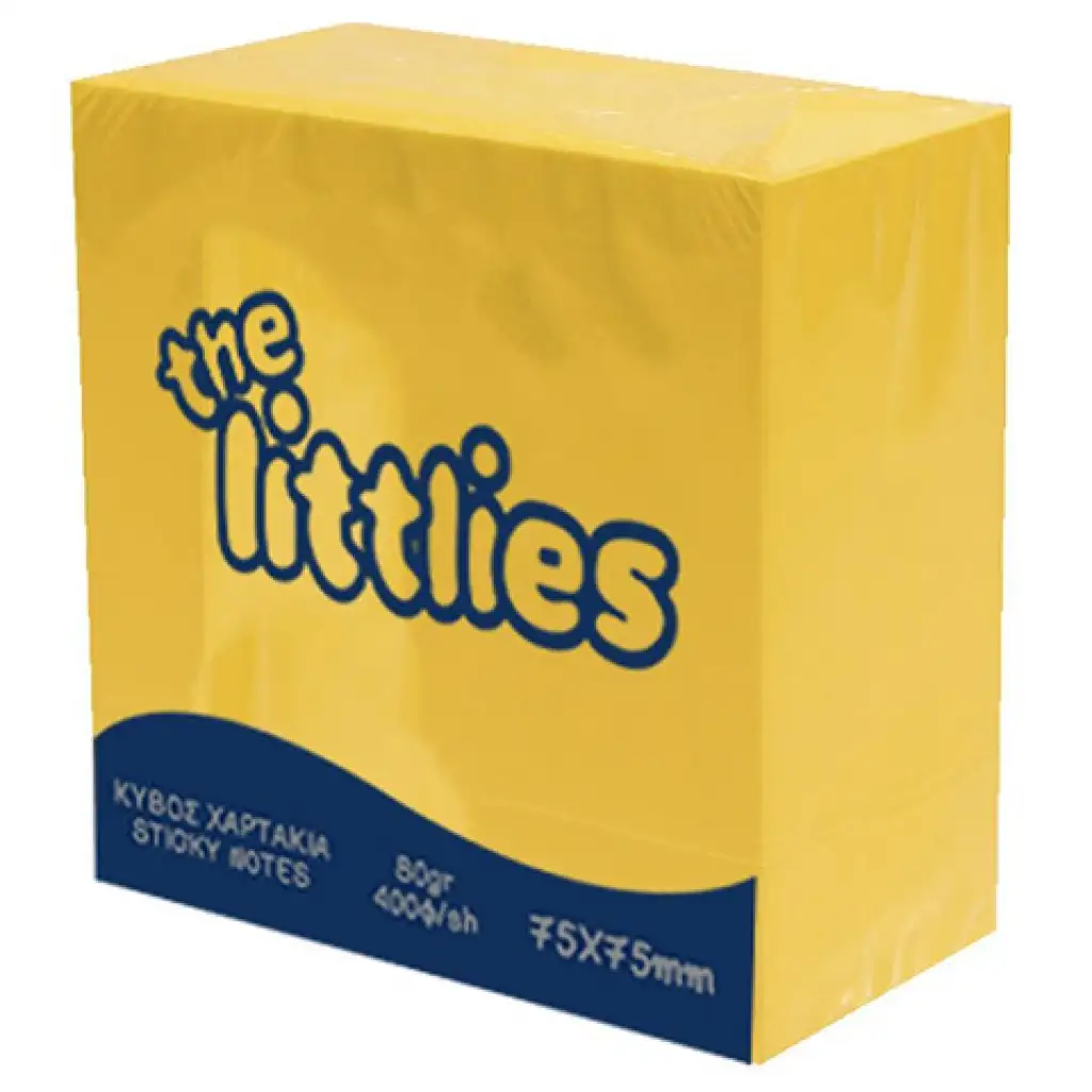 The Littlies: Жълт 400-листов бележник 75x75mm изображение 1