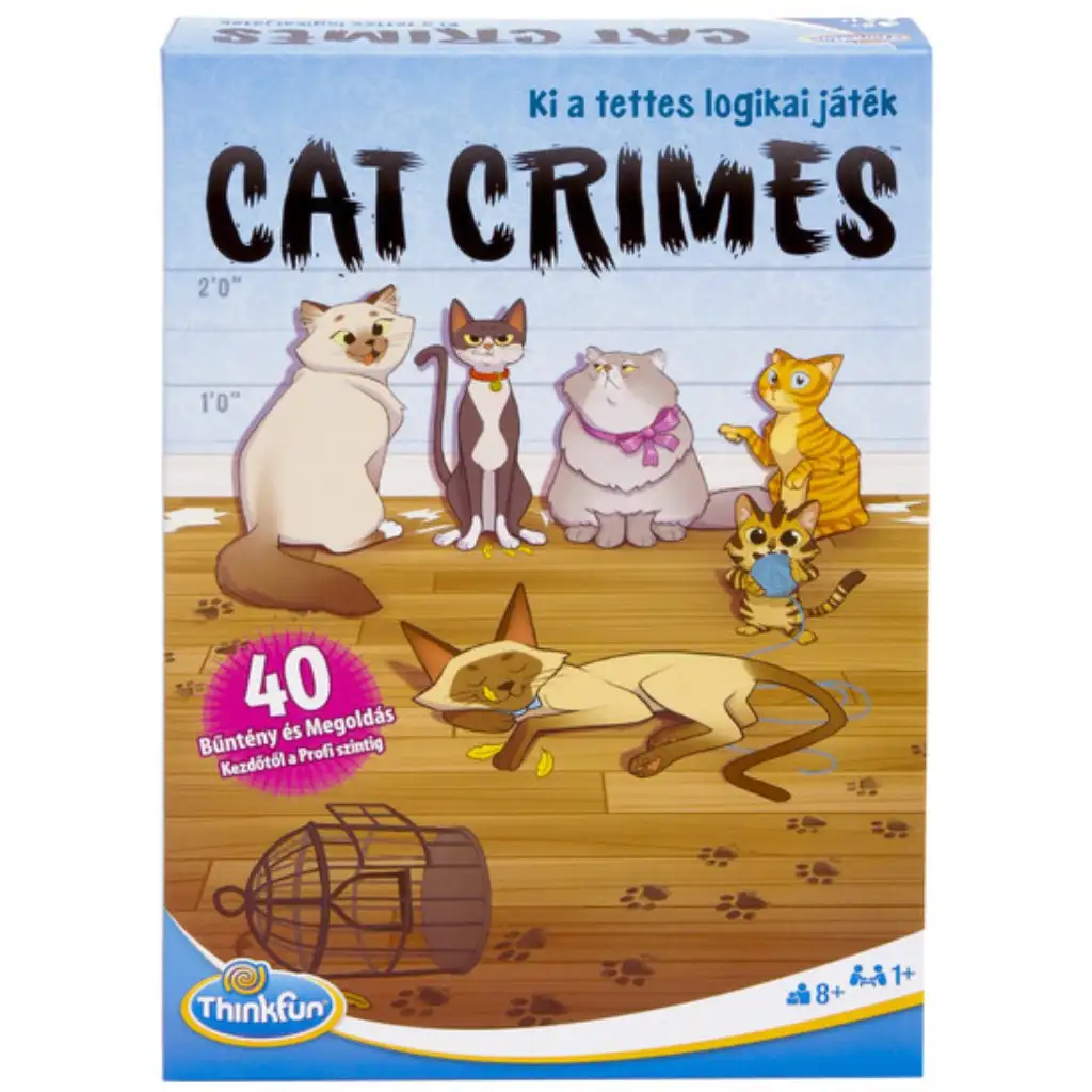 ThinkFun Cat Crimes: Котешки престъпления настолна игра изображение 2