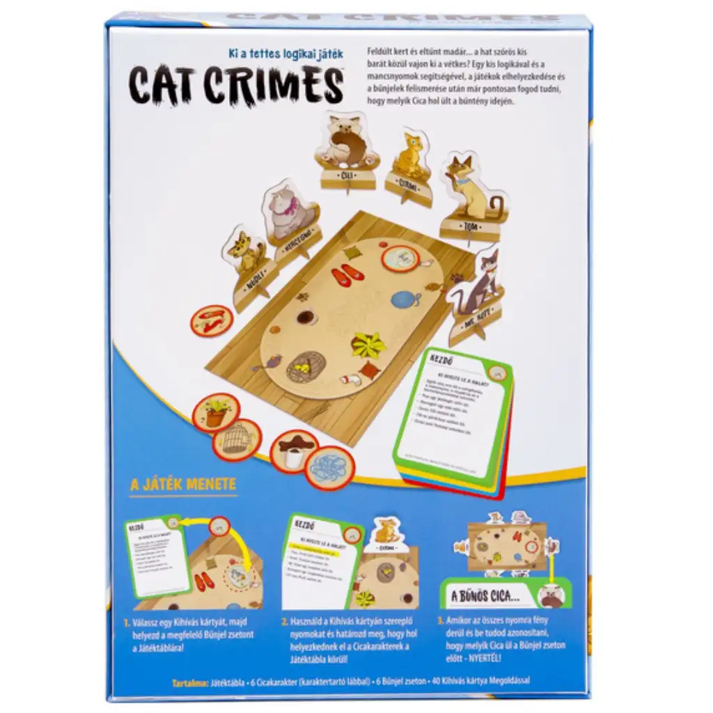 ThinkFun Cat Crimes: Котешки престъпления настолна игра изображение 3