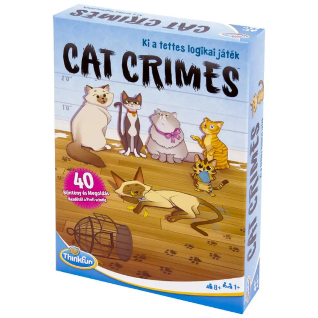 ThinkFun Cat Crimes: Котешки престъпления настолна игра изображение 1
