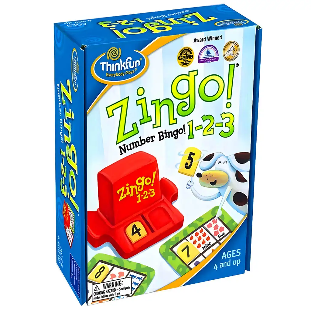 Thinkfun: Zingo 1-2-3 настолна игра изображение 1