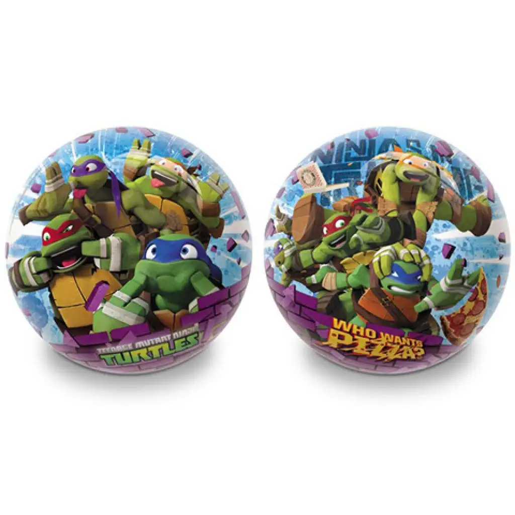 Tini Нинджа Черепахи гумена топка 14см - Mondo Toys изображение 1