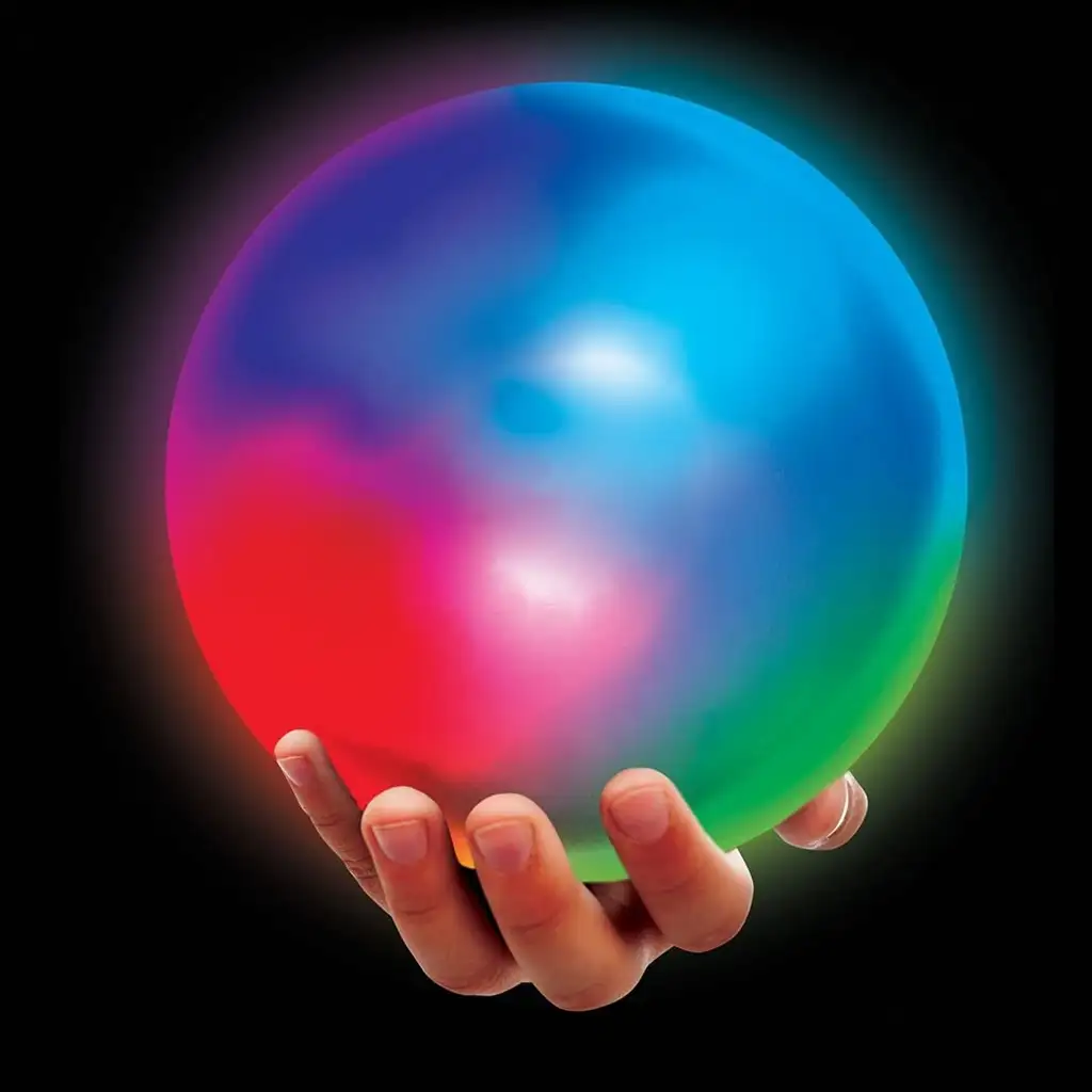 Tiny Wubble Brite светеща балонна топка с променящи се цветове и LED светлина 30 см изображение 2