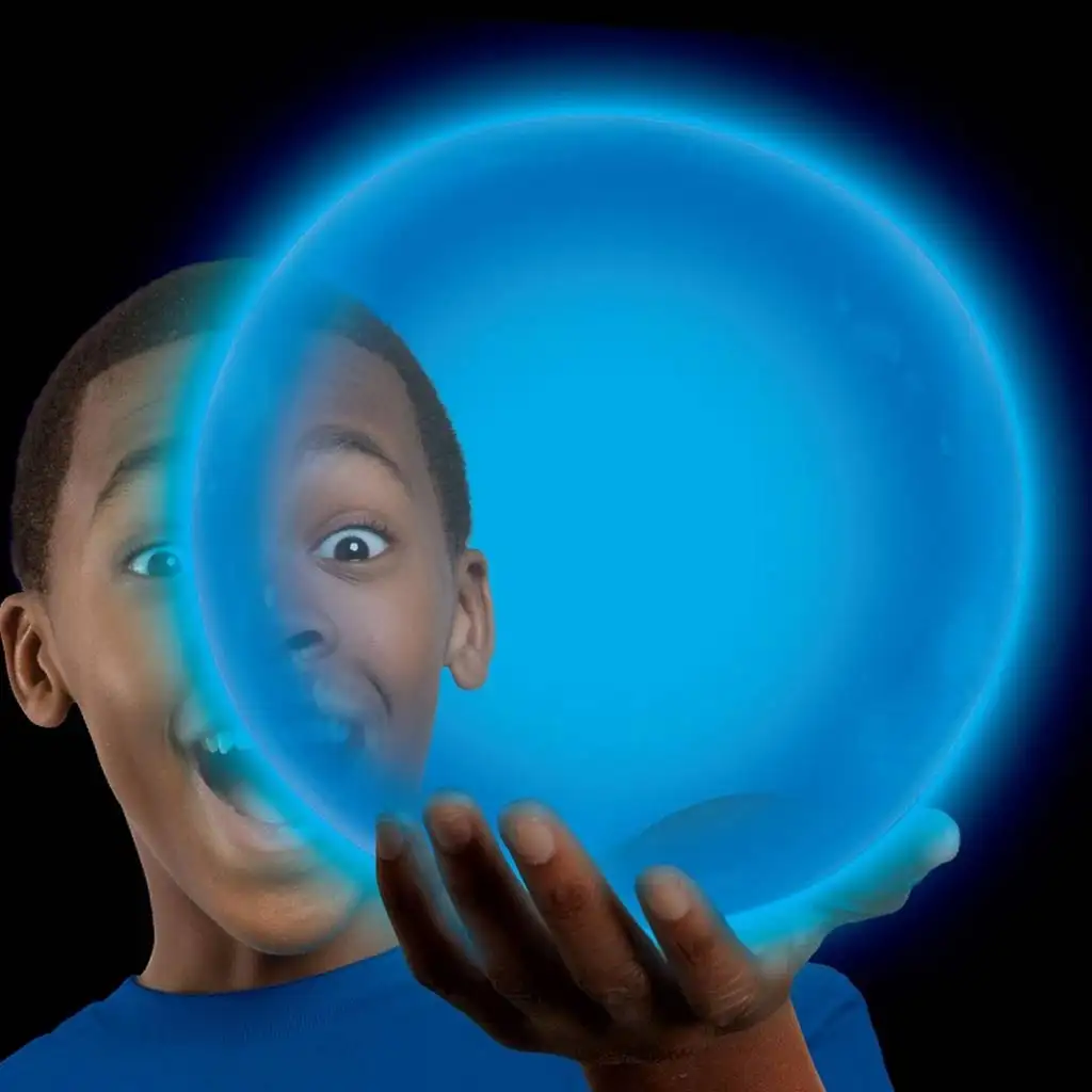Tiny Wubble тъмно светещ син балон 30см изображение 2