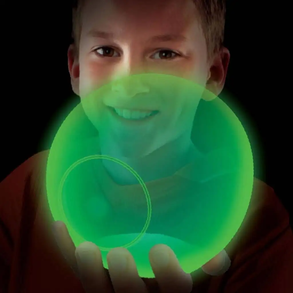 Tiny Wubble тъмно светеща зелена балонна топка 30cm изображение 2