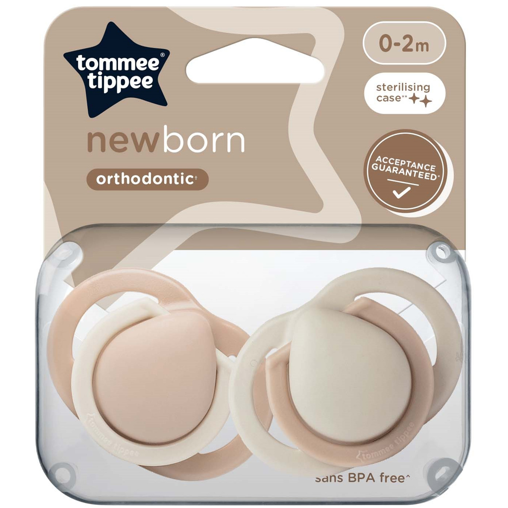 Tommee Tippee: Новородено биберон 2бр. комплект в различни варианти (0-2 м.) изображение 3