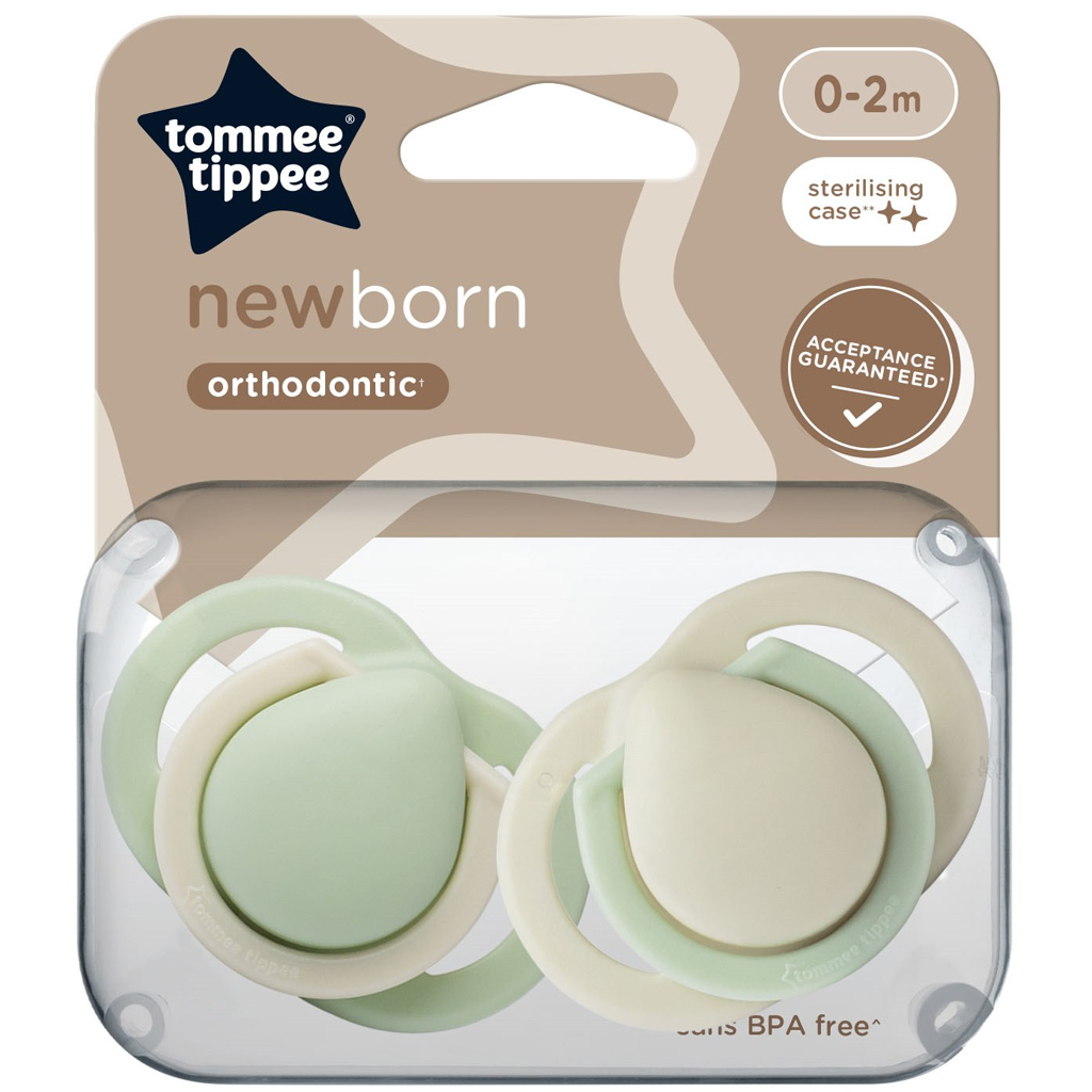 Tommee Tippee: Новородено биберон 2бр. комплект в различни варианти (0-2 м.) изображение 1