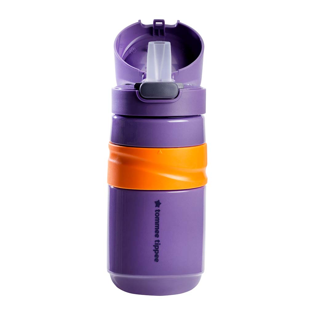 Tommee Tippee: Superstar Чаша с капак и сламка лилав цвят 500ml (18 м.+) изображение 2