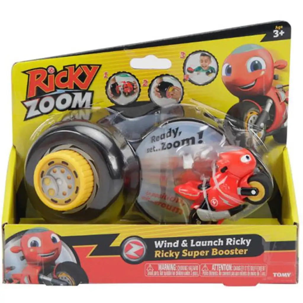 Tomy: Ricky Zoom - Въртящ се изстрелвач с фигурка на Ricky изображение 1