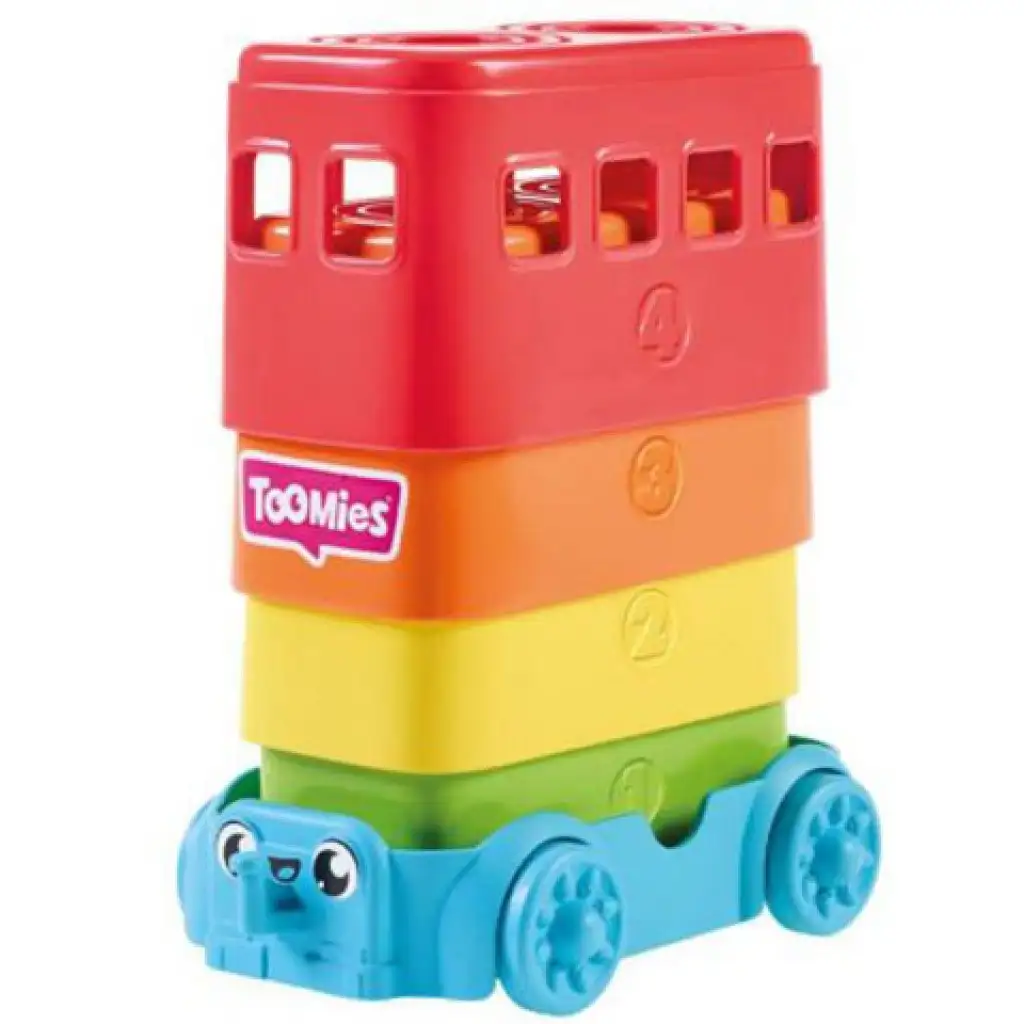 Tomy: Toomies - Кукулска яйца етажен автобус комплект за игра изображение 2
