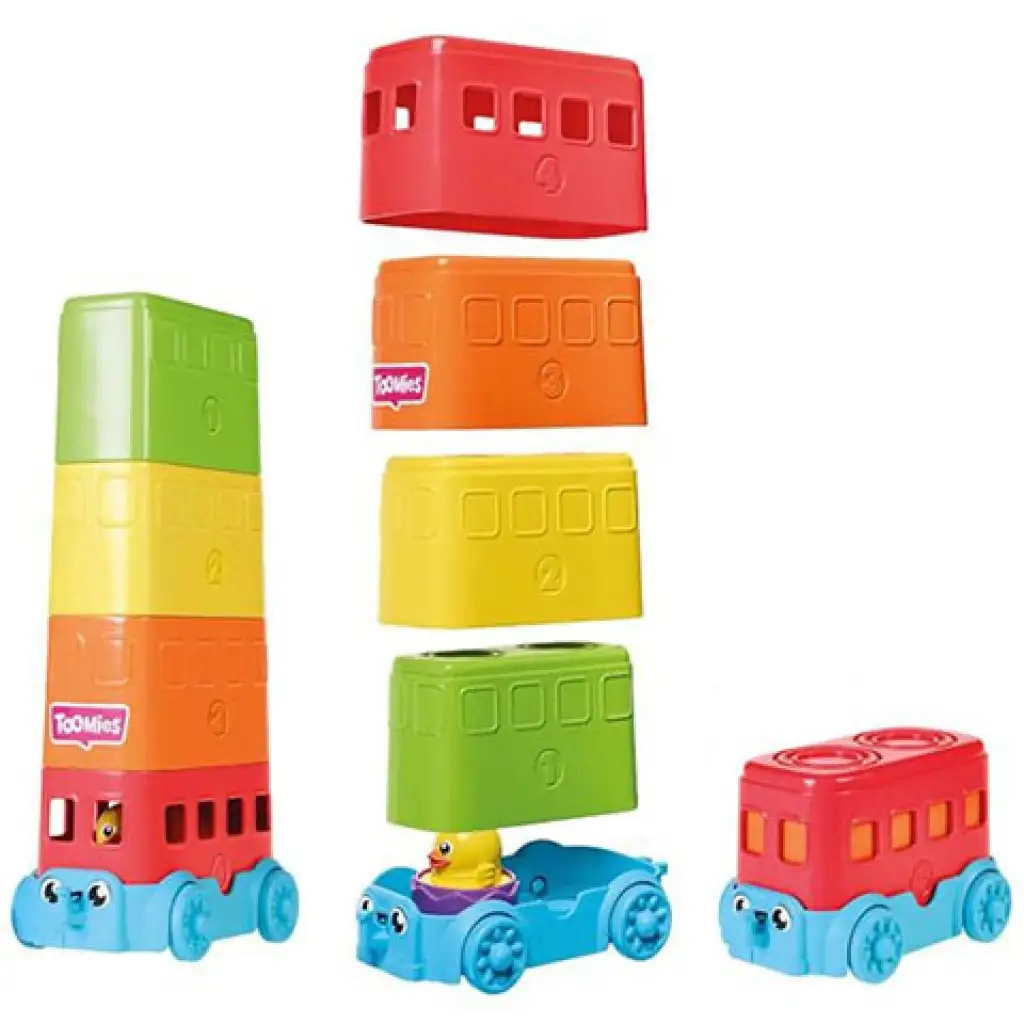 Tomy: Toomies - Кукулска яйца етажен автобус комплект за игра изображение 3