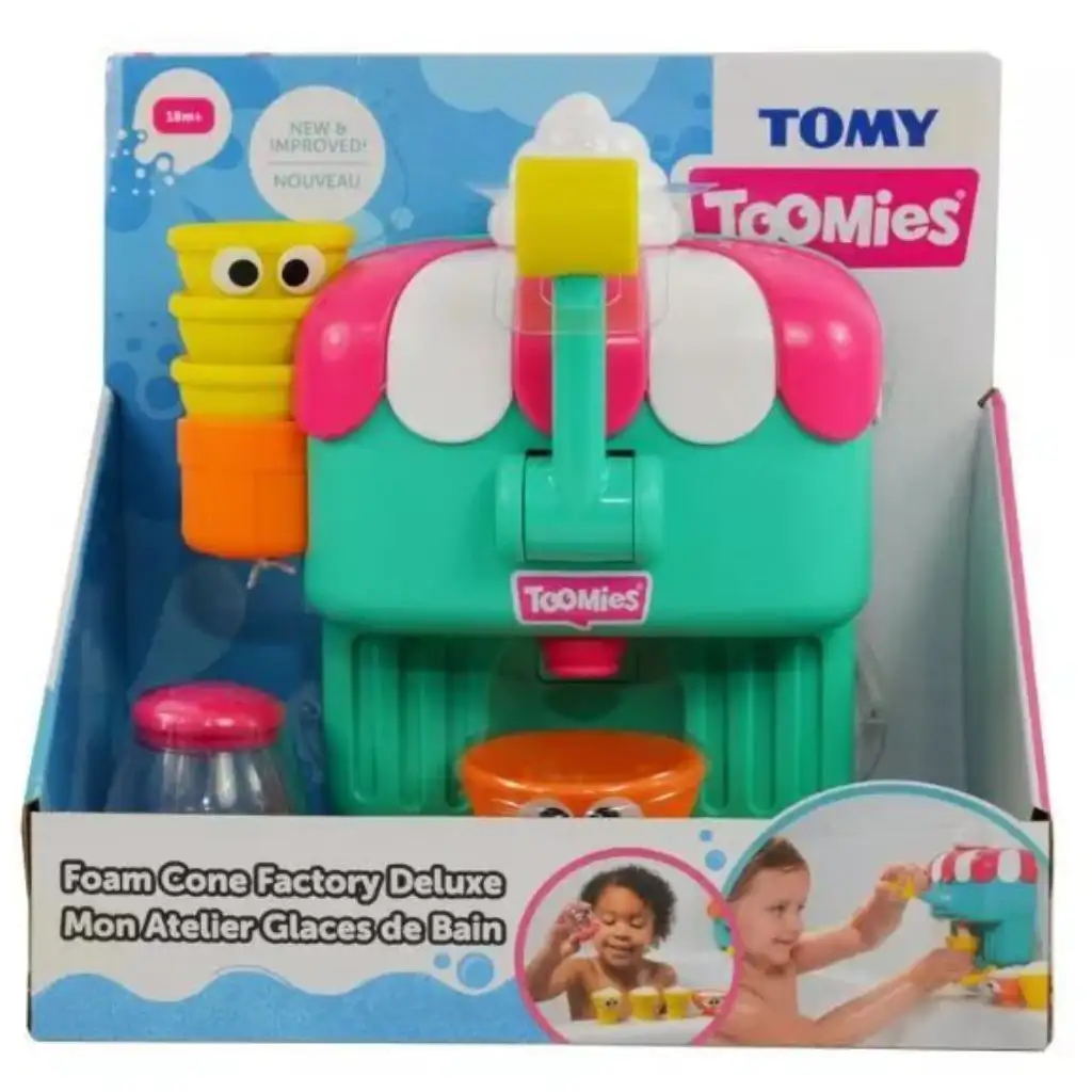 Tomy Toomies: Завод за сладолед с пяна Deluxe за игра във ваната изображение 1