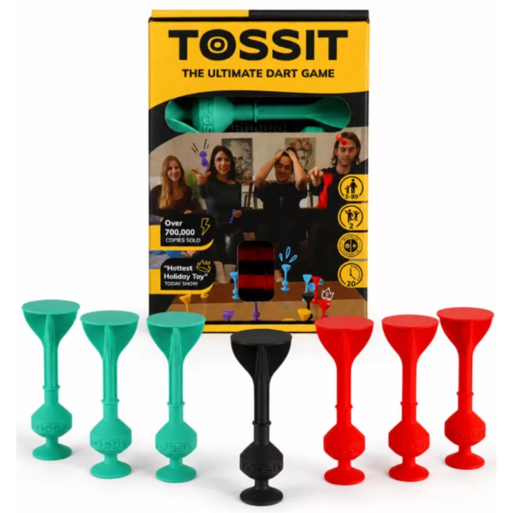 Tossit Starter Pack червен-турски силиконов дартс с лепкащи дискове изображение 1